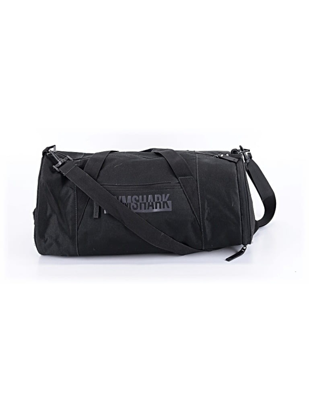 Gymshark Black Duffel with Adjustable Shoulder Strap